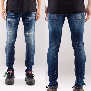 7th HVN London Men’s Distressed Dark Wash Slim Jeans Size 32